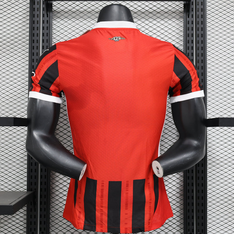 Camisa Versão Player Do Milan 24/25 Tradicional