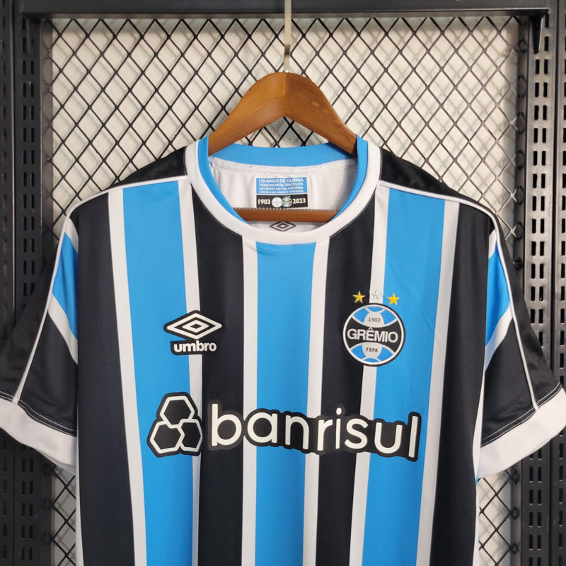 Camisa Oficial Do Gremio - 23/24 - Versão Torcedor - Personalizável - Home