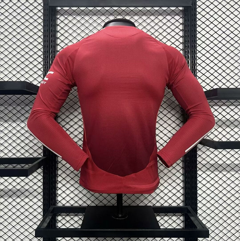 Camisa Manchester United 2024/25 Home - Manga Longa